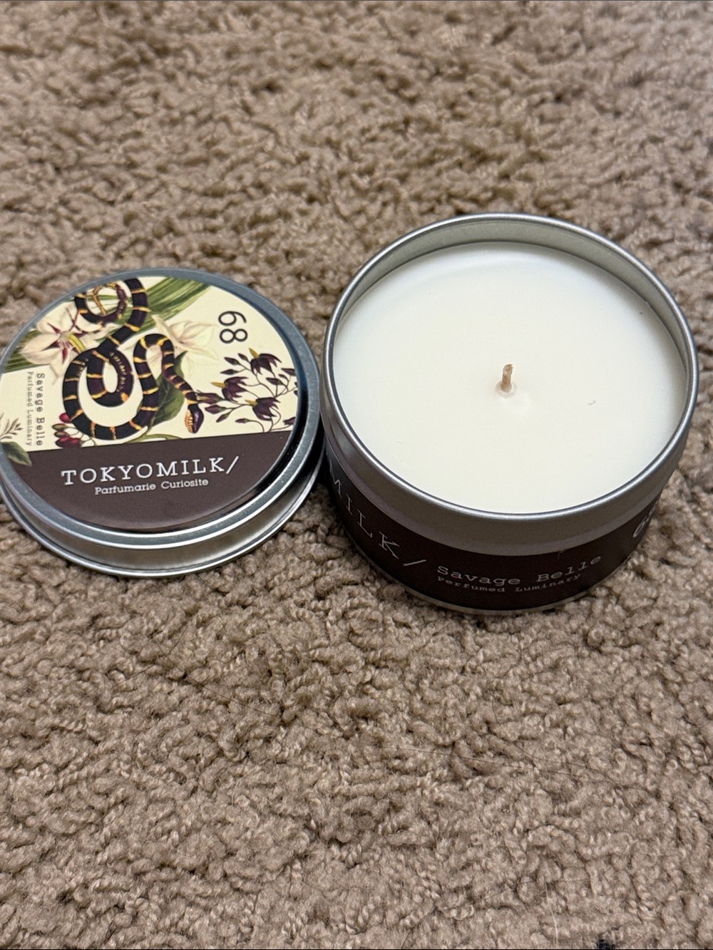 Tokyomilk Savage Belle Scented Tin Candle